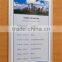 Aluminum Poster Frames with Slide-in Design, Wall Mounted, Picture Holders