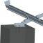 solar roof mounting system for flat concrete roof