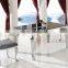 TH336 Wholesale Cheap Tempered Glass Dining Table