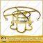 Popular flower design gold color coffee table