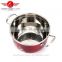 china factory cheap high quality colorful stainless steel soup boilling pot/cooking pot