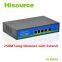 Hisource 4+1 built-in 250m long distance POE Switch for Mikrotik/UBNT wifi AP CPE Router