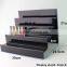 Wholesale Custom Black Acrylic Cosmetic Organizer