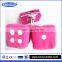 super hot selling plush toys black pink stuffed fuzzy dice custom car hanging furry dice
