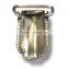 Nickel Plate High Quality Stamping Steel Metal Suspender Clip with plastic teeth inside for garment, cloth clip