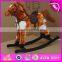 2016 New hot baby wooden rocking horse W16D072