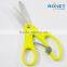 SSC0025 5" school yellow transparent stationery children scissors with name card