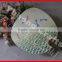 Environmental paper round fan with wood handle