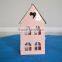 Fashion little house heart metal candle holder iron lantern home decoration Chirstmas decoration Farol de metal