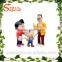 Life size artificial cartoon statue fiberglass cartoon artificial statue