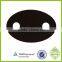 decorative black leather drawstring stopper