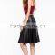 2015 new fashion Liquid Leatherette Midi Skirt for ladies 51033#