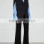 Wholesale Ladies Apparel Front Slip Pockets Black Wool and Silk Blend Cape(DQE0368C)