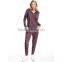 Wholesale 100% Cotton Woman Quarter-zip Sweatshirt Hoodie