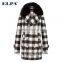 ELPA latest design wool coat long warm overcoat winter kids coat