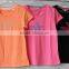 cheap lady strass print short sleeve t-shirt with O-neck