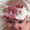 New Design Toddler Clothing Set Chiffon Headband And Barefoot Sandal For Infant Girl Cute Kids Wear NP-G-CS905-30