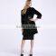 2017 quick sell Europe style long rabbit fur women short sleeve rabbit fur jacket