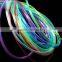 Top quality Multi-color Plastic Tube Smooth Nature Circular Bamboo Knitting Needles