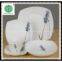 simple flower printing porcelain dinnerware set