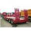 Tri axle 4 axles 80 ton hydraulic gooseneck low bed trailer for sale