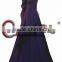 Long Trumpet Sleeve Hooded Collar Costume ROCOCO Ball Grown Gothic Medieval Victorian Purple fancy Dress