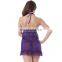 Enchanting Purple Sex See Through Sleepwear for Women