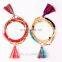Custom Promotional Gift Leisure Fashionable Tassel Bracelet Stone Charm Bracelet