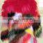 Hot-sale real raccoon fur colorful jacket winter for women