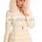 White Quality-Assured Long Down Jacket Women Winter