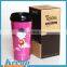 Hot New Products for 2017 Plastic Travel Mug with Paper Insert DIY