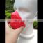 Red shaping Spiderman Faceshell with environmentally friendly silicone material for breathing