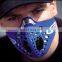 Outdoor anti-dust printed cycling winter ski sport dust half mask
