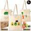 Reusable Grocery Bags Canvas Tote Bag with Zipper Patterned Cloth Bags for Groceries Zero Waste Themed Patterns