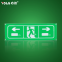 Emergency lighting tunnel lights for cars green sign symbols