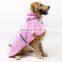 Hot Selling Reflective Pet Raincoat Waterproof Pet Clothing Dog Clothes