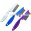 Fine teeth stainless steel needle pet grooming lice tick flea remover comb