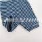 Striped Organic Cotton Rib Short Sleeve Baby Pajama Set
