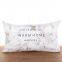 100% polyester warm words printed cushion/throw pillow for home decor