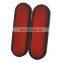 2 Pcs Universal Motorcycle Bike ATV Car Truck Red Reflector Reflective Sticker Plastic Front And Rear Applicable
