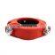 FM Approved ductile cast iron grooved rigid coupling pipe fitting price