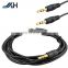 Black 3.5mm Auxiliary Aux Cable (30cm,1m,2m,3m,5m) Audio Cable for Headphones, Phones, Home Car Stereos
