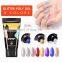2021 newest Women fashion glitter poly gel 15ml nails extension fast shipping