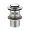Cover Brass Clicker Bathtub Durable Pop Up Kitchen Basket Water Basin Bathroom Accessories Drain