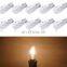 Hot sale wedge base clear glass amber lamps T13 12V 3W 10W motorcycle auto turn signal lights external halogen bulb