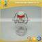 80ml Clear Swing Top Glass Bottle With Stopper