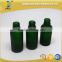 glass essential oil bottles with different color