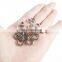 Round shape double double ring rolling fishing swivel snap