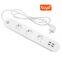 Smart Power Strip 16A Works with Alexa Google Assistant EU Standard Remote Control OEM Service