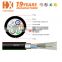 Hanxin 19 years fiber optic oem factory supply good price single mode Armored Aerial Duct GYTA 3 6 10 12 16 24 core cable